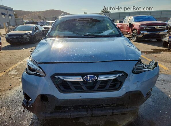JF2GTHMCXM8238424 2021 SUBARU CROSSTREK Blue წინა ხედი