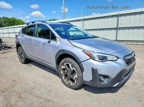 JF2GTHNC0M8684015 2021 SUBARU CROSSTREK Серебряный Передняя правая четверть