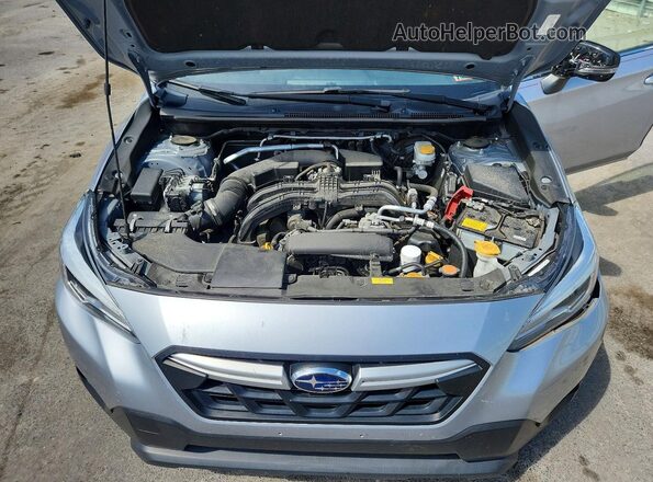 JF2GTHNC0M8684015 2021 SUBARU CROSSTREK Серебряный Вид задней части салона