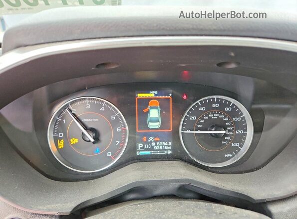 JF2GTHNC1MH660340 2021 SUBARU CROSSTREK Charcoal Widok zestawu wskaźników