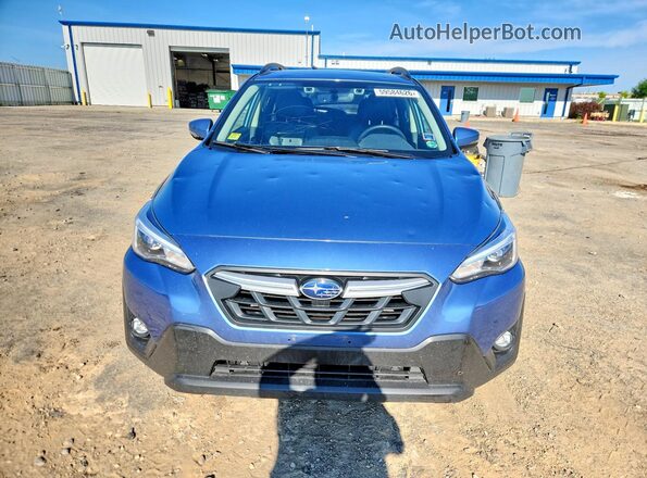 JF2GTHNC2NH235954 2022 SUBARU CROSSTREK Blue Front view