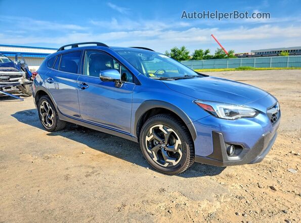 JF2GTHNC2NH235954 2022 SUBARU CROSSTREK Blue Front right