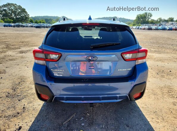JF2GTHNC2NH235954 2022 SUBARU CROSSTREK Blue Rear view