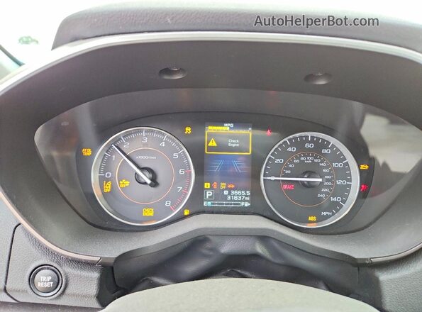 JF2GTHNC2PH268830 2023 SUBARU CROSSTREK White ხელსაწყოთა პანელის ხედი