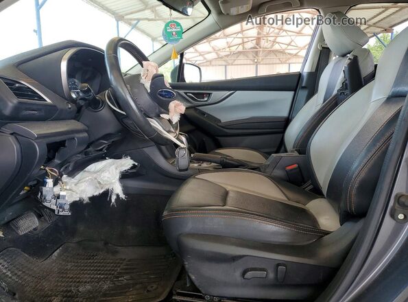 JF2GTHNC3M8389619 2021 SUBARU CROSSTREK Gray Вид салону спереду