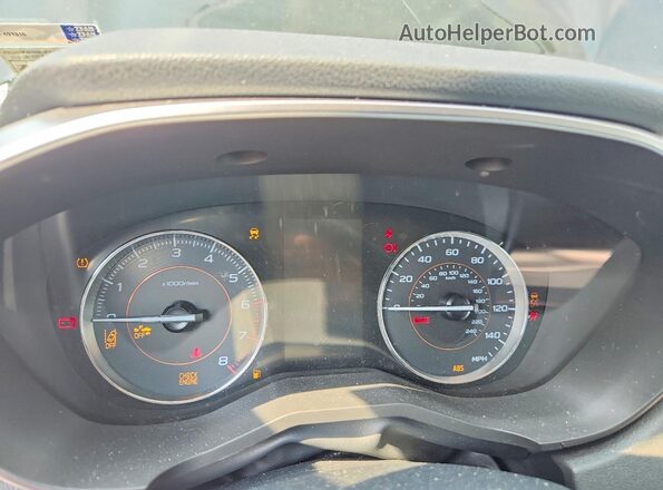 JF2GTHNC3MH669539 2021 SUBARU CROSSTREK Black ხელსაწყოთა პანელის ხედი
