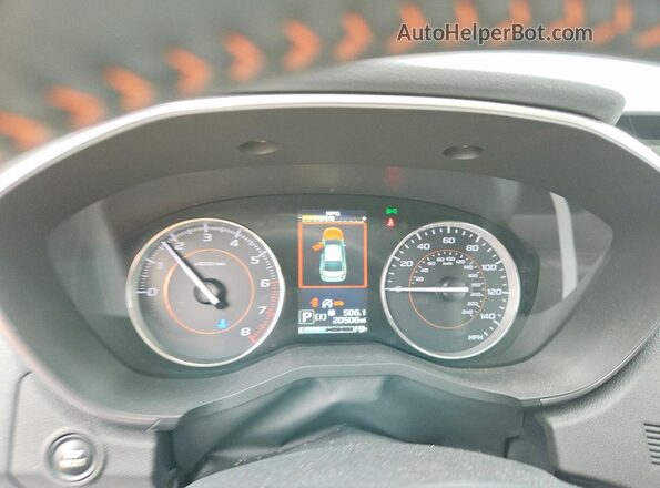 JF2GTHNC4PH255173 2023 SUBARU CROSSTREK Blue ხელსაწყოთა პანელის ხედი
