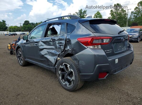 JF2GTHNC5M8318986 2021 SUBARU CROSSTREK Gray Հետևի ձախ