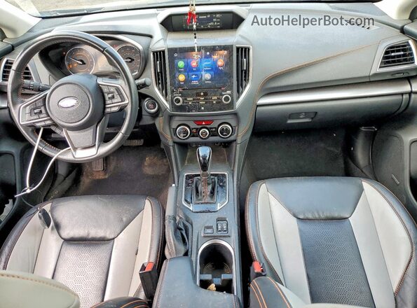 JF2GTHNC5M8318986 2021 SUBARU CROSSTREK Gray Առջևի վահանակի տեսք