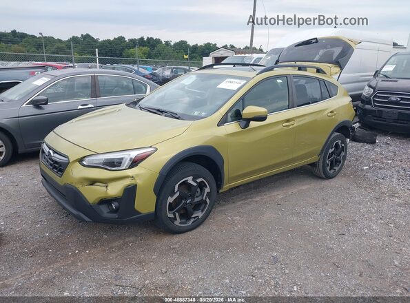 JF2GTHNC6MH307494 2021 SUBARU CROSSTREK Green Front left
