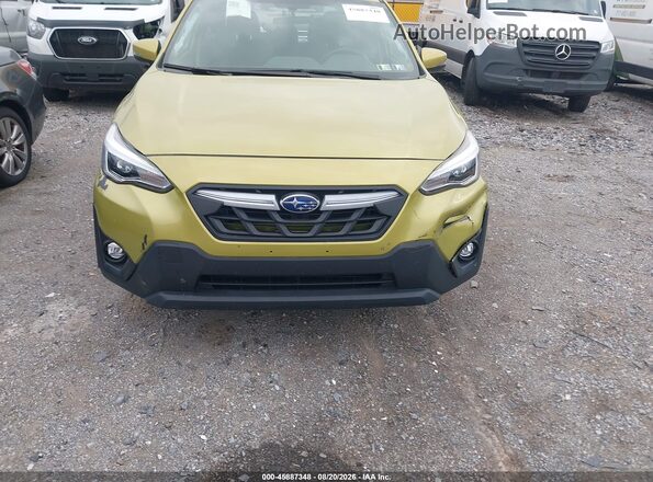 JF2GTHNC6MH307494 2021 SUBARU CROSSTREK Green Rear interior view