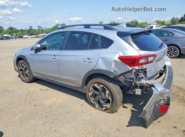 JF2GTHNC7M8202575 2021 SUBARU CROSSTREK Silver Rear left
