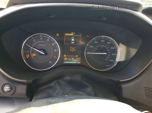 JF2GTHNC7M8684819 2021 SUBARU CROSSTREK Black Շարժիչի բաժամունքի տեսք