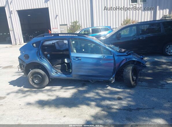 JF2GTHNC8MH361086 2021 SUBARU CROSSTREK Blue Սալոնի հետևի տեսք