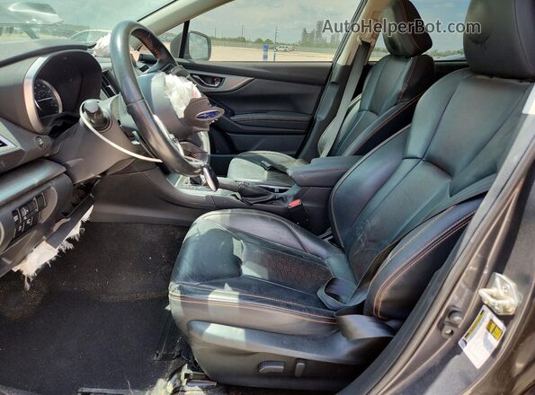 JF2GTHNC8MH398283 2021 SUBARU CROSSTREK Gray Widok wnętrza z przodu