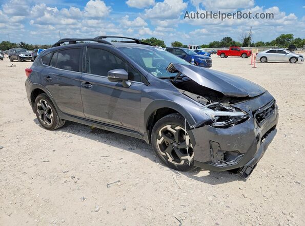 JF2GTHNC8MH398283 2021 SUBARU CROSSTREK Gray Przód prawy
