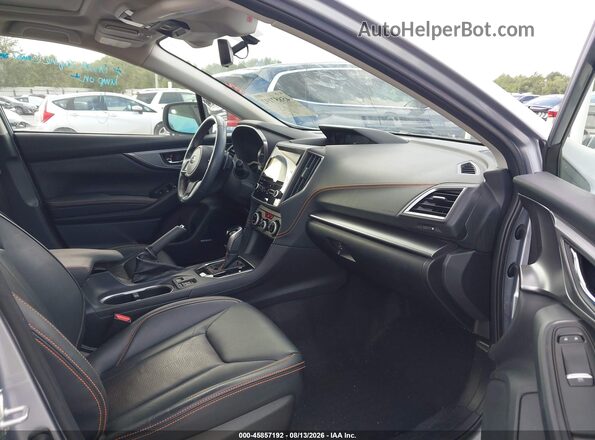JF2GTHNC9M8370623 2021 SUBARU CROSSTREK Silver Widok wnętrza z przodu