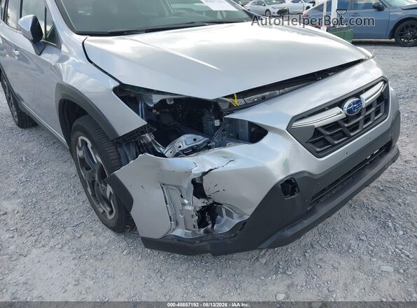 JF2GTHNC9M8370623 2021 SUBARU CROSSTREK Silver Widok z przodu