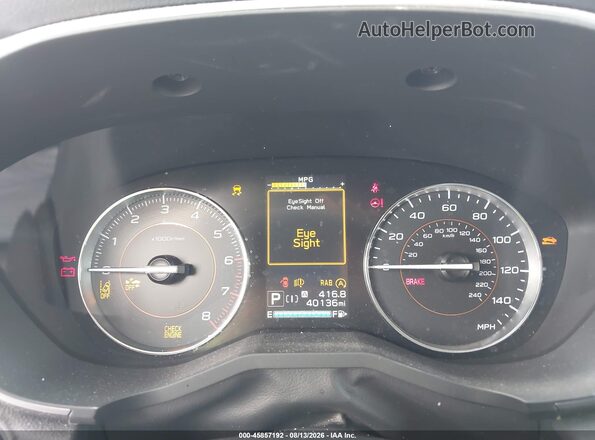 JF2GTHNC9M8370623 2021 SUBARU CROSSTREK Silver Widok tylnych siedzeń