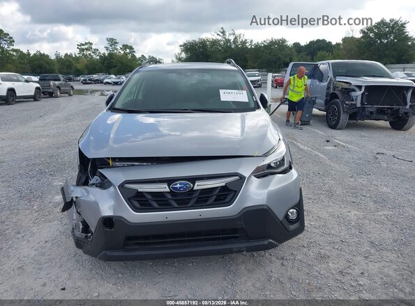 JF2GTHNC9M8370623 2021 SUBARU CROSSTREK Silver Widok wnętrza z tyłu