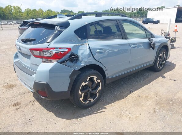 JF2GTHNCXNH261248 2022 SUBARU CROSSTREK Blue Trasero derecho