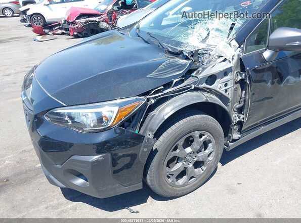 JF2GTHRC0MH231460 2021 SUBARU CROSSTREK Black წინა ხედი