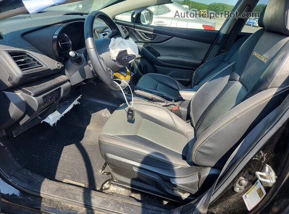 JF2GTHRC0MH310076 2021 SUBARU CROSSTREK Black წინა სალონის ხედი