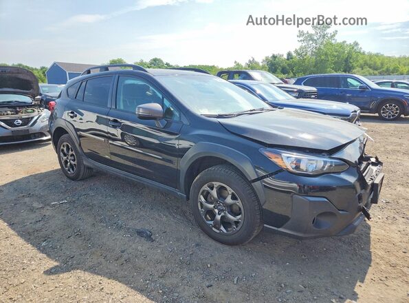 JF2GTHRC0MH310076 2021 SUBARU CROSSTREK Black წინა მარჯვენა