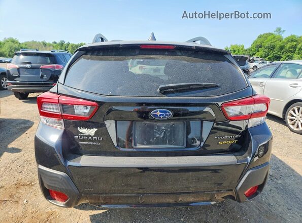 JF2GTHRC0MH310076 2021 SUBARU CROSSTREK Black უკანა ხედი