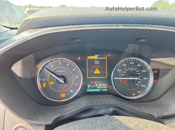 JF2GTHRC0MH310076 2021 SUBARU CROSSTREK Black ხელსაწყოთა პანელის ხედი