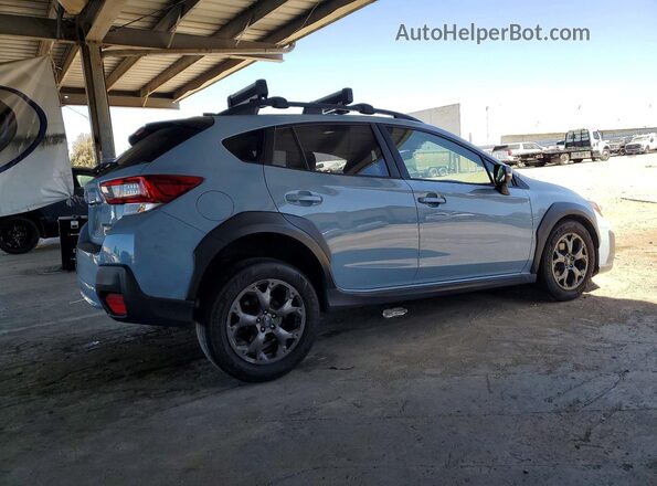 JF2GTHRC3MH350202 2021 SUBARU CROSSTREK Синий Задняя правая четверть