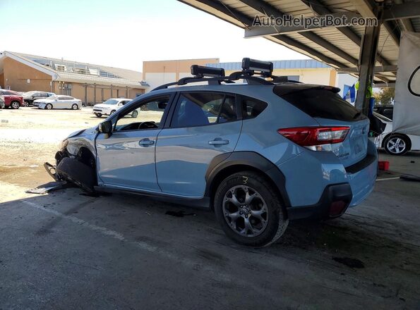 JF2GTHRC3MH350202 2021 SUBARU CROSSTREK Синий Задняя левая четверть