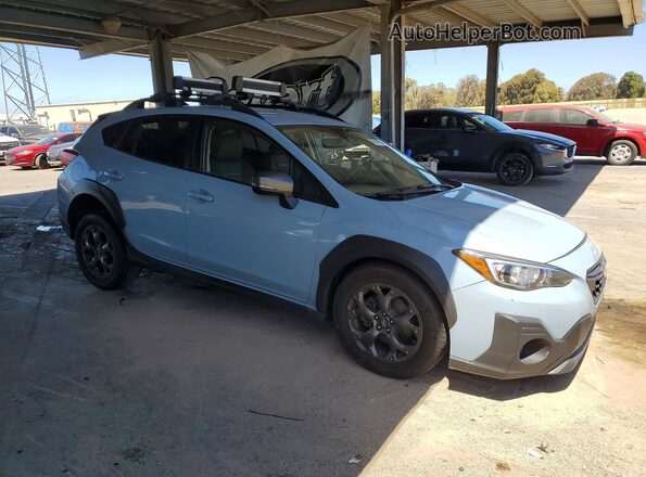 JF2GTHRC3MH350202 2021 SUBARU CROSSTREK Синий Передняя правая четверть