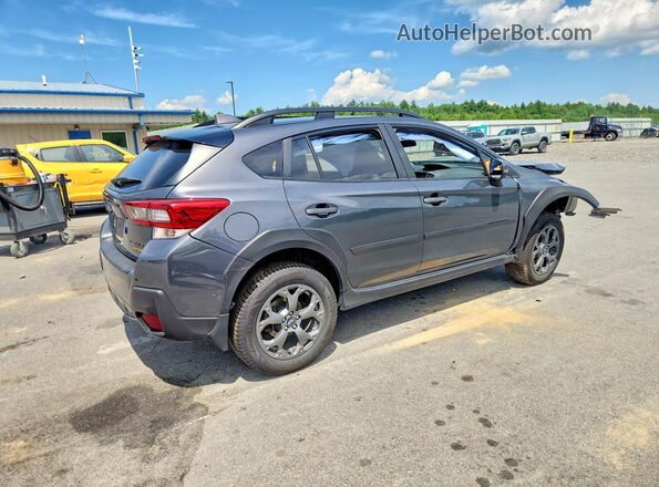 JF2GTHRC4MH663209 2021 SUBARU CROSSTREK Gray Trasero derecho