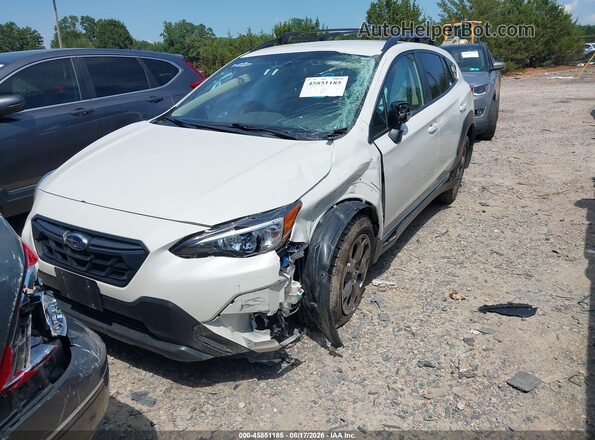 JF2GTHRC4NH231429 2022 SUBARU CROSSTREK White Вид щитка приладів