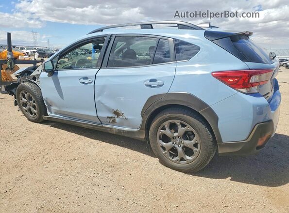JF2GTHRC6PH306764 2023 SUBARU CROSSTREK Blue Trasero izquierdo