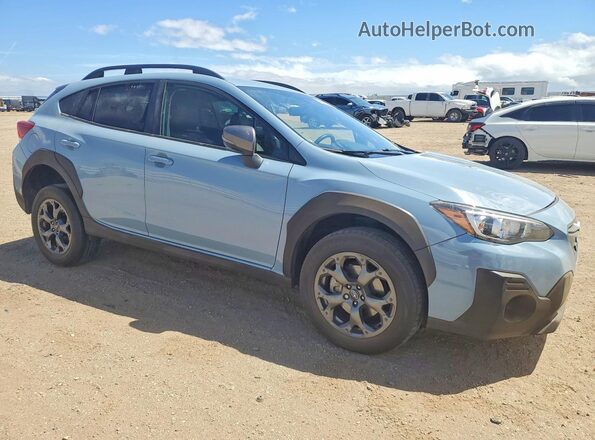 JF2GTHRC6PH306764 2023 SUBARU CROSSTREK Blue Delantero derecho