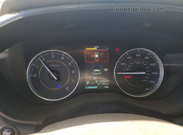 JF2GTHRC6PH306764 2023 SUBARU CROSSTREK Blue Vista del cuadro de instrumentos