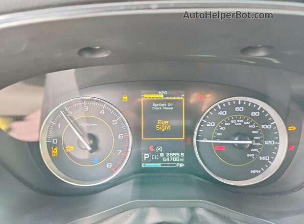 JF2GTHRC7NH257393 2022 SUBARU CROSSTREK Blue Սարքավորումների վահանակի տեսք