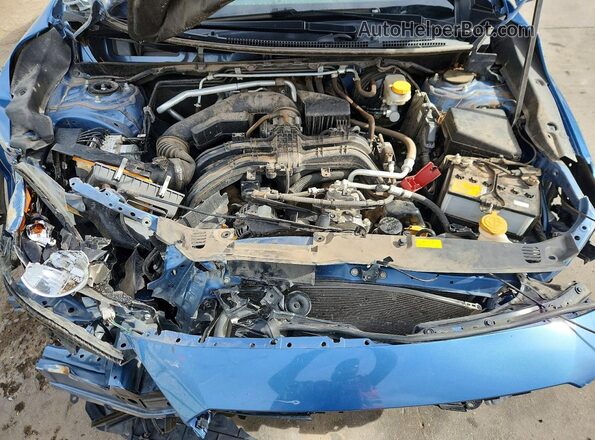 JF2GTHRC7NH257393 2022 SUBARU CROSSTREK Blue Շարժիչի բաժամունքի տեսք