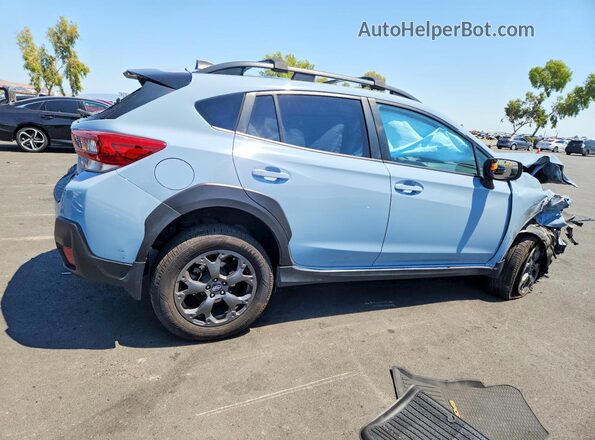 JF2GTHRC8MH379937 2021 SUBARU CROSSTREK Blue უკანა მარჯვენა