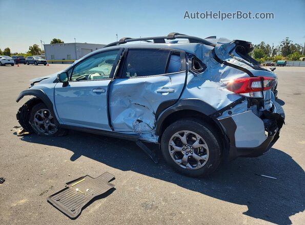 JF2GTHRC8MH379937 2021 SUBARU CROSSTREK Blue უკანა მარცხენა