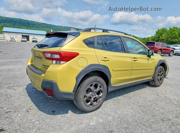 JF2GTHSC0MH261892 2021 SUBARU CROSSTREK Yellow Rear right