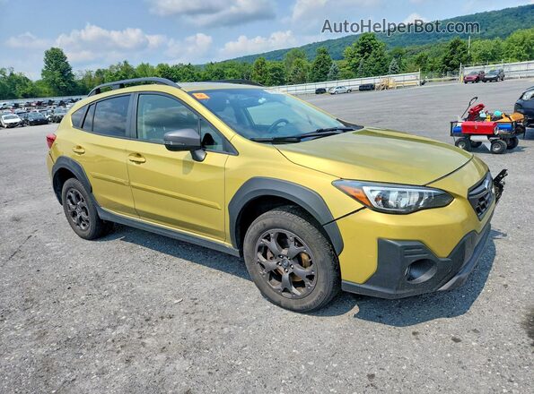 JF2GTHSC0MH261892 2021 SUBARU CROSSTREK Yellow Front right