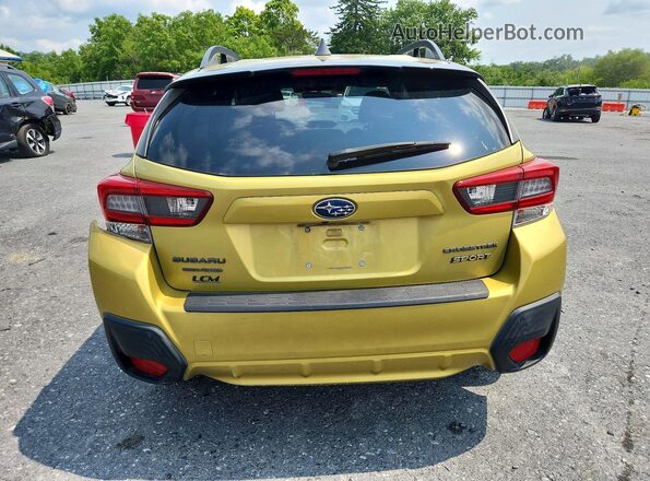 JF2GTHSC0MH261892 2021 SUBARU CROSSTREK Yellow Rear view