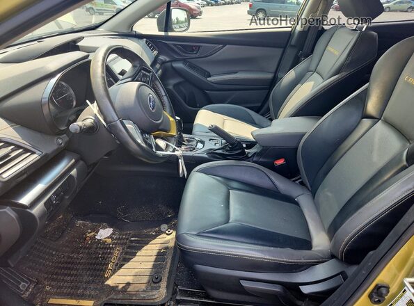 JF2GTHSC0MH261892 2021 SUBARU CROSSTREK Yellow Front interior view