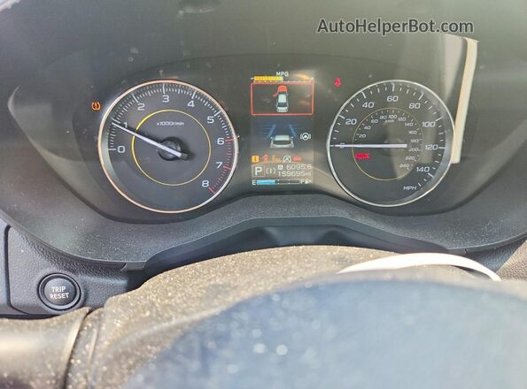 JF2GTHSC0MH261892 2021 SUBARU CROSSTREK Yellow Instrument cluster view