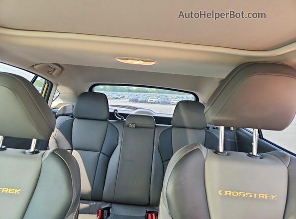 JF2GTHSC0MH261892 2021 SUBARU CROSSTREK Yellow Rear seats view