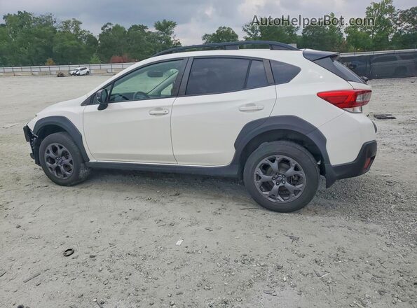 JF2GTHSC0MH378498 2021 SUBARU CROSSTREK White Trasero izquierdo