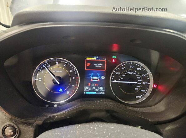 JF2GTHSC2MH361248 2021 SUBARU CROSSTREK Gray Սարքավորումների վահանակի տեսք